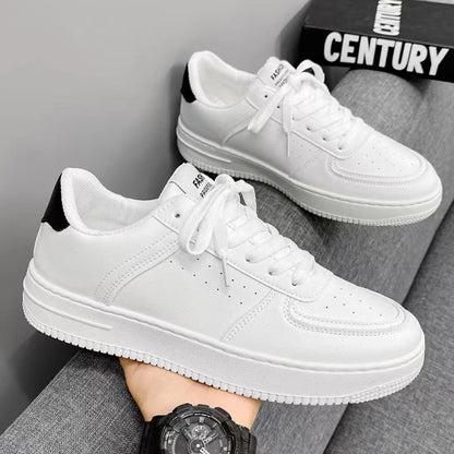 White shoes men s shoes 2025 summer breathable new casual shoes Korean style all match sports shoes student shoes men image 42