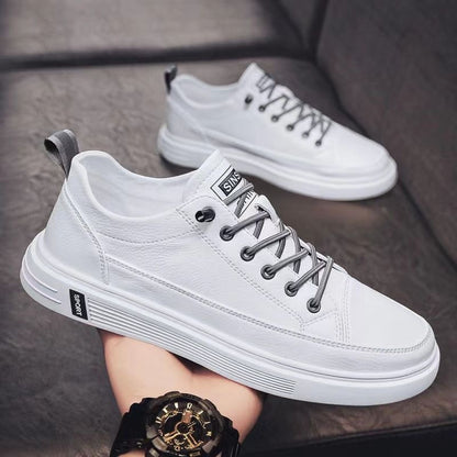 Shoes men 2025 new summer breathable sports casual shoes men s versatile trendy white shoes student sneakers