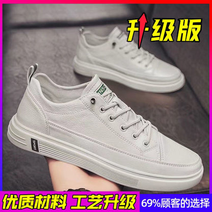 Shoes men 2025 new summer breathable sports casual shoes men s versatile trendy white shoes student sneakers