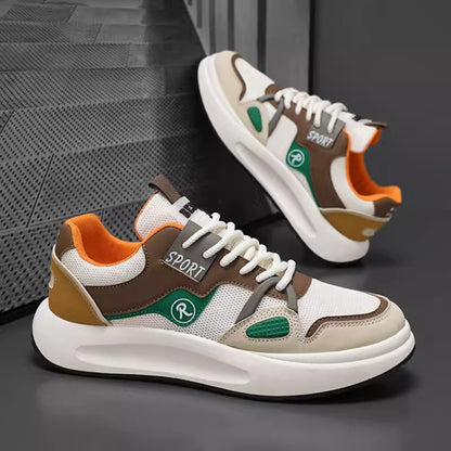 Men s shoes 2025 new summer breathable mesh casual sports shoes men s trendy all match Forrest Gump shoes dad fashion shoes image 2