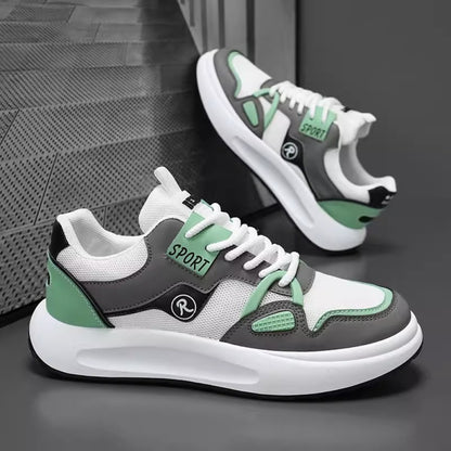 Men s shoes 2025 new summer breathable mesh casual sports shoes men s trendy all match Forrest Gump shoes dad fashion shoes image 0