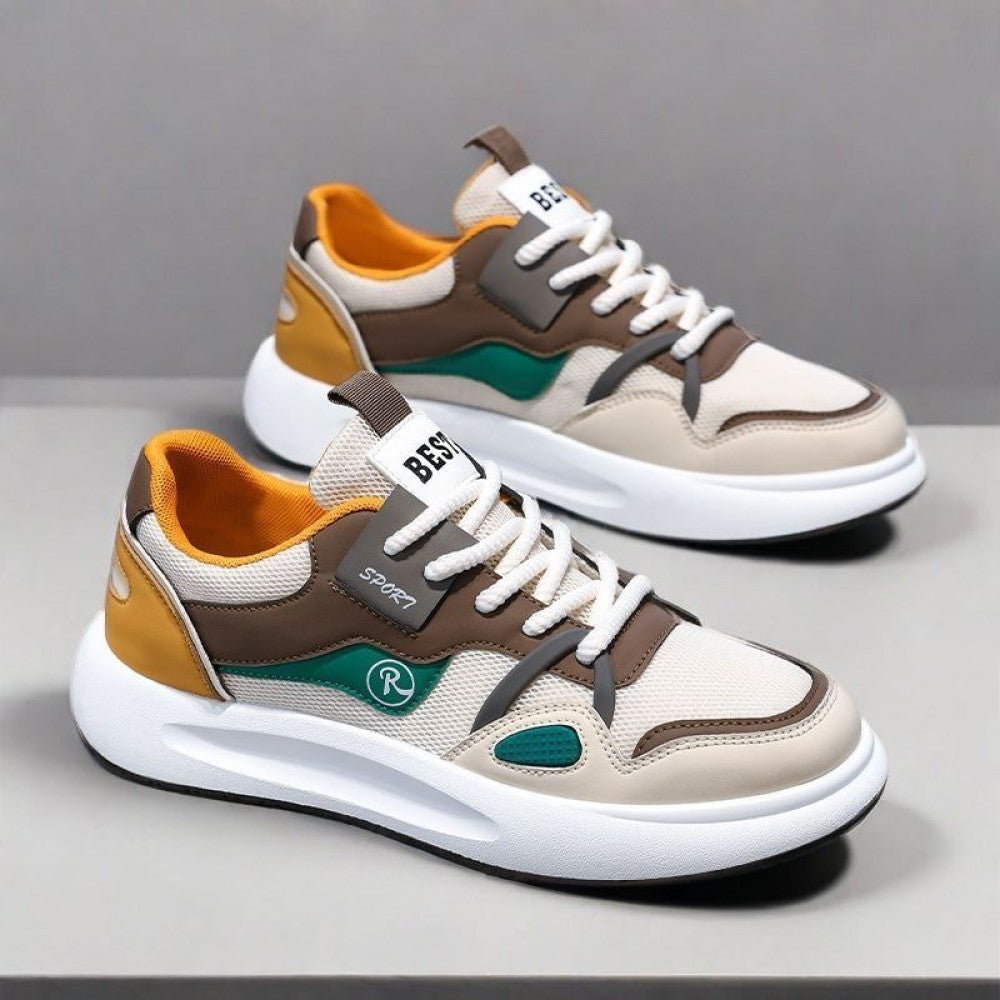 Men s shoes 2025 new summer breathable mesh casual sports shoes men s trendy all match Forrest Gump shoes dad fashion shoes image 19
