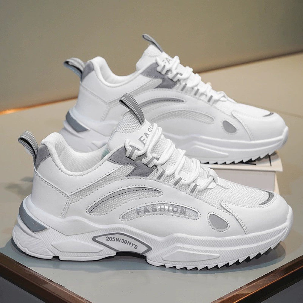 Men s shoes 2025 new summer breathable mesh casual sports shoes men s trendy all match Forrest Gump shoes dad fashion shoes
