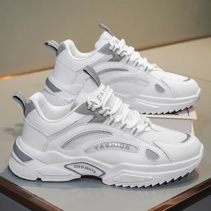 Men s shoes 2025 new summer breathable mesh casual sports shoes men s trendy all match Forrest Gump shoes dad fashion shoes