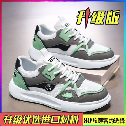 Men s shoes 2025 new summer breathable mesh casual sports shoes men s trendy all match Forrest Gump shoes dad fashion shoes image 54