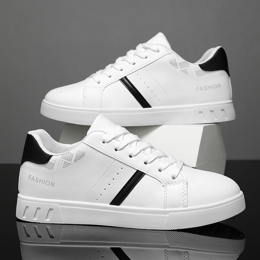 Shoes for men in summer 2025 breathable white shoes for students anti slip sports shoes for men trendy casual shoes for men image 2