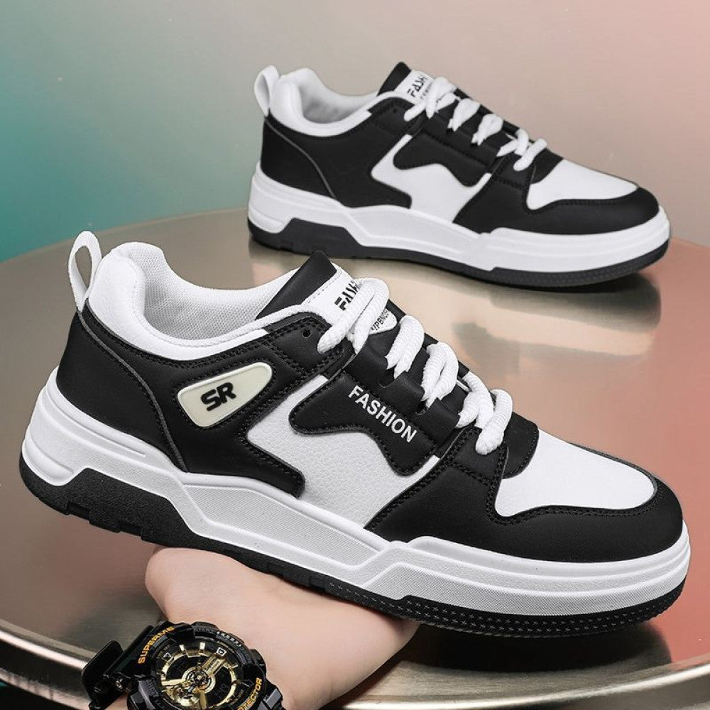 Men s shoes 2025 new summer breathable lightweight anti skateboard shoes wear resistant casual trendy shoes versatile low top sports shoes image 0