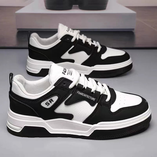 Men s shoes 2025 new summer breathable lightweight anti skateboard shoes wear resistant casual trendy shoes versatile low top sports shoes