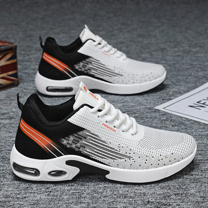 Summer men s new breathable mesh shoes men s Korean version trendy versatile sports shoes casual board shoes dad trendy shoes image 63