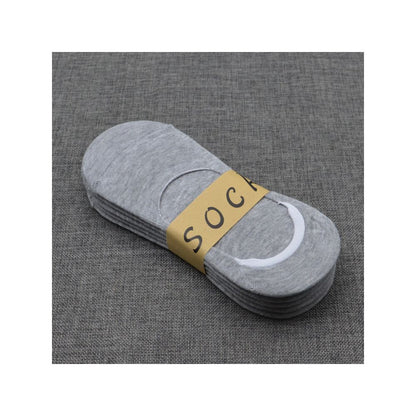Socks for men bean shoes socks for summer anti slip boat pure cotton shallow mouth invisible socks black and white sole men s slippers image 13