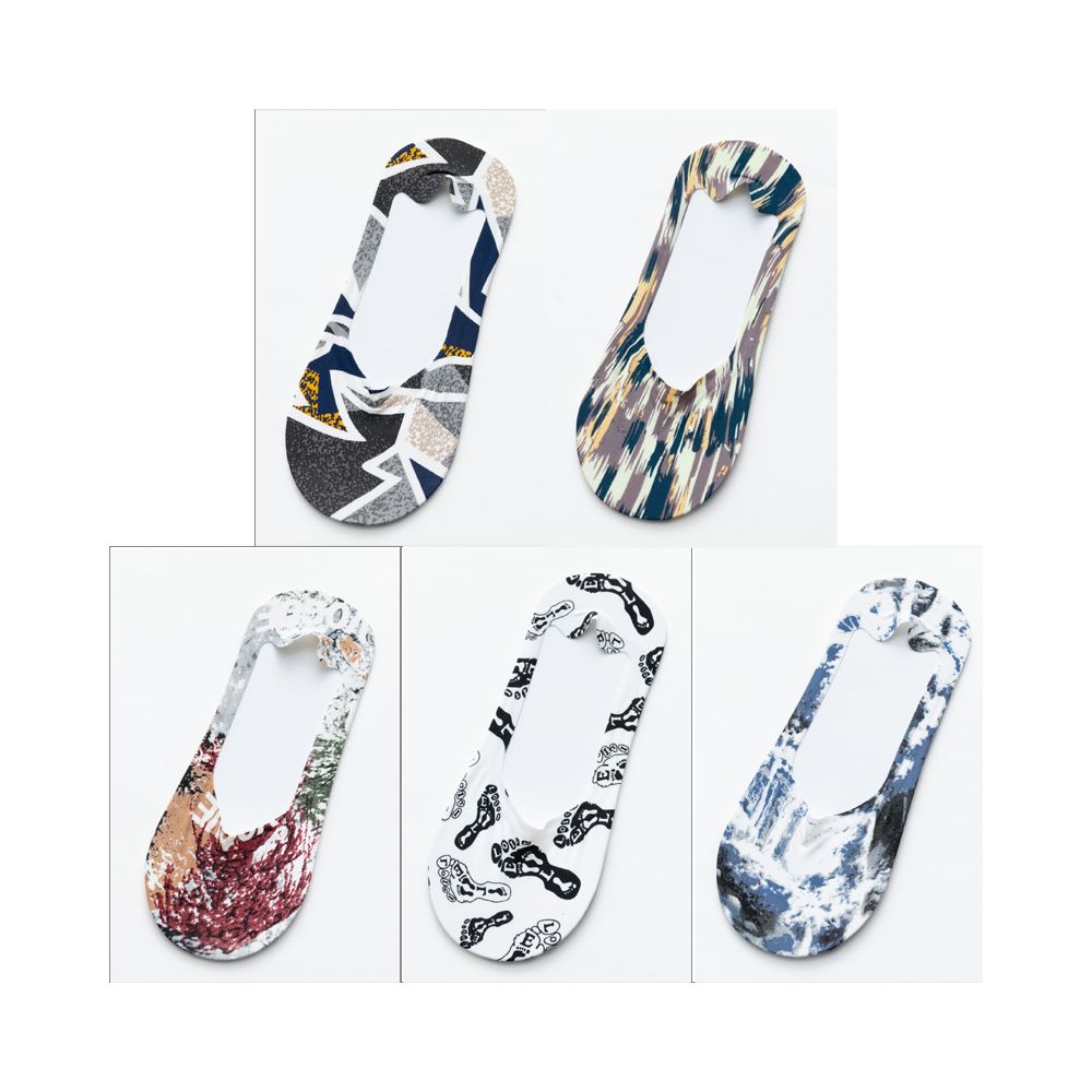Ship socks men s trendy ins invisible summer thin silicone anti slip pure cotton socks anti odor sweat absorbing ice silk personalized socks image 13