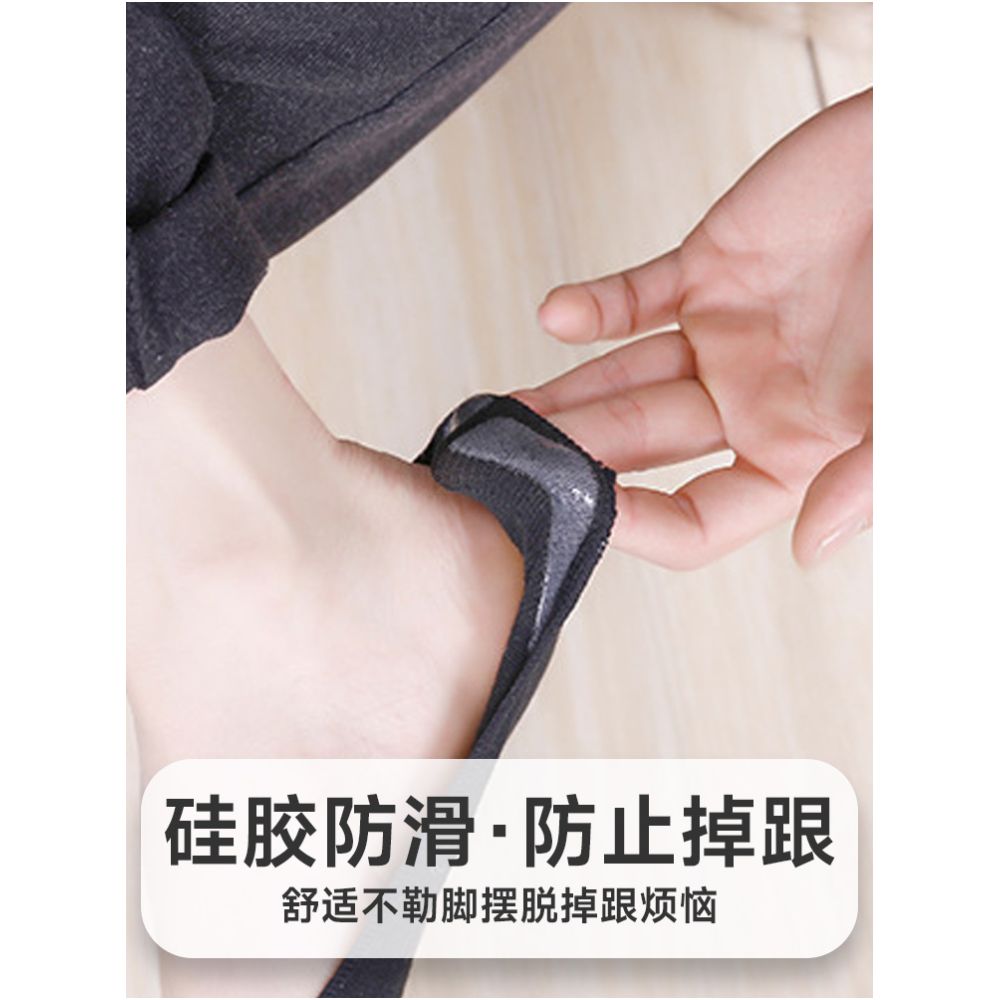 Five finger socks men s boat socks summer pure cotton anti odor and sweat absorbing shallow mouth invisible socks silicone anti slip black split toe sock holder image 3