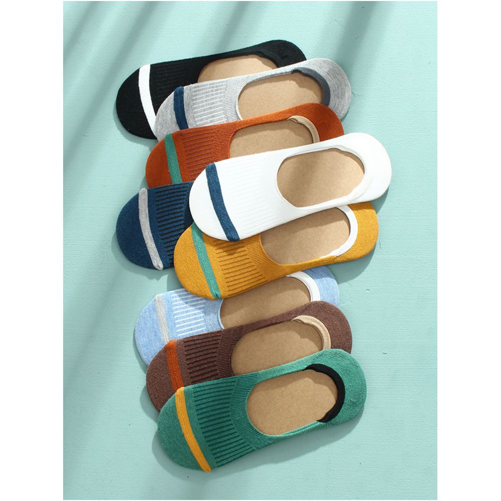 Socks men s summer boat socks thin cotton socks silicone anti slip invisible socks breathable sweat absorbing short socks low cut shallow mouth men s socks image 4