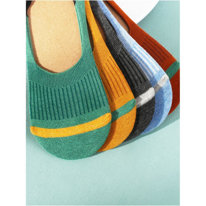 Socks men s summer boat socks thin cotton socks silicone anti slip invisible socks breathable sweat absorbing short socks low cut shallow mouth men s socks image 5
