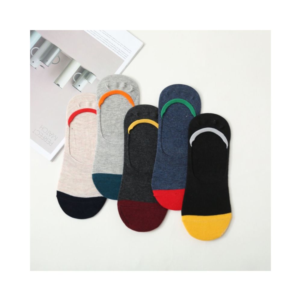Boat Socks Men s Large Size Men s Socks Shallow Mouth Large Size Invisible 44 46 Size Anti slip Pure Cotton Summer Thin Socks 43 48 image 2