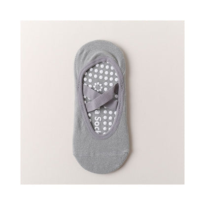 Cross border new yoga socks for women s spring and autumn sports fitness Pilates socks professional anti slip silicone boat socks dance socks image 11