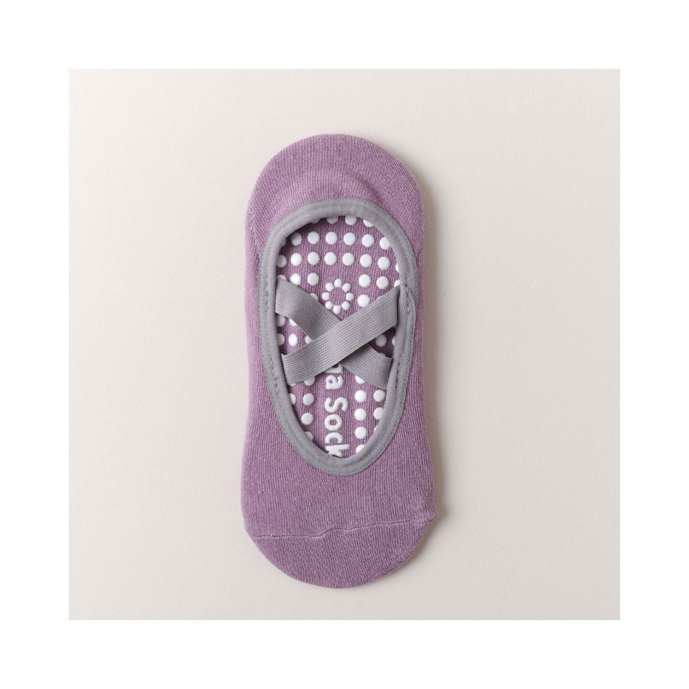 Cross border new yoga socks for women s spring and autumn sports fitness Pilates socks professional anti slip silicone boat socks dance socks