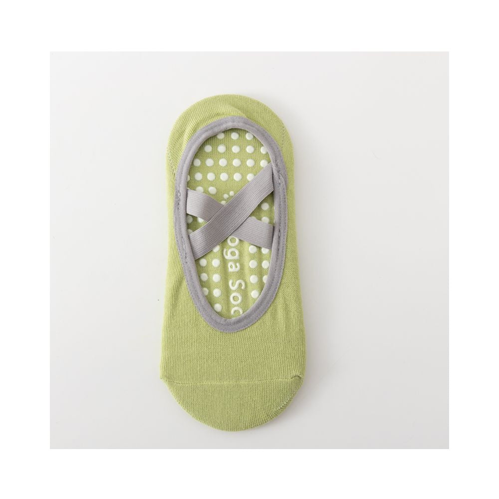 Cross border new yoga socks for women s spring and autumn sports fitness Pilates socks professional anti slip silicone boat socks dance socks