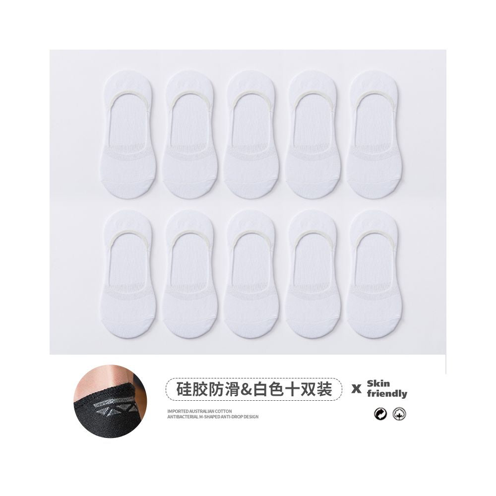 Socks for children short socks shallow mouth boat socks women s solid color cotton socks women s silicone anti slip and non falling heel invisible socks summer thin version image 27