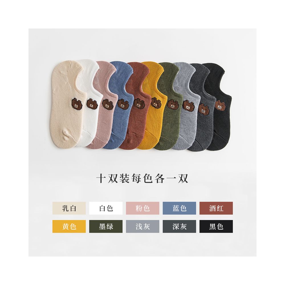 Socks for children short socks shallow mouth boat socks women s solid color cotton socks women s silicone anti slip and non falling heel invisible socks summer thin version image 82