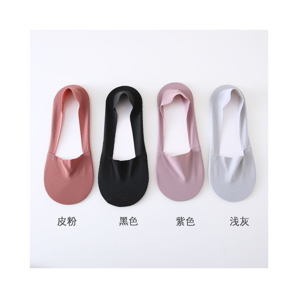 Summer internet celebrity ice silk boat socks for women shallow mouth invisible non shedding anti slip pure cotton bottom breathable odor proof antibacterial women s summer image 16