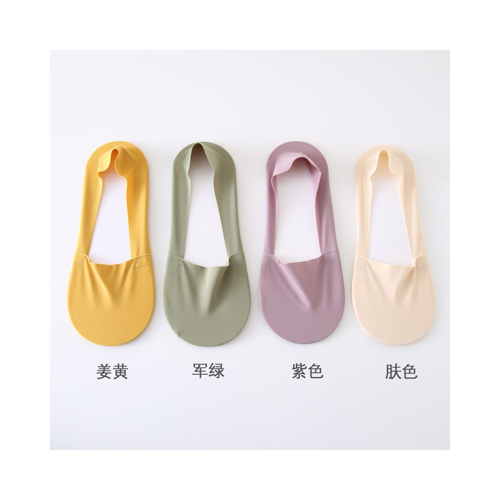 Summer internet celebrity ice silk boat socks for women shallow mouth invisible non shedding anti slip pure cotton bottom breathable odor proof antibacterial women s summer image 25