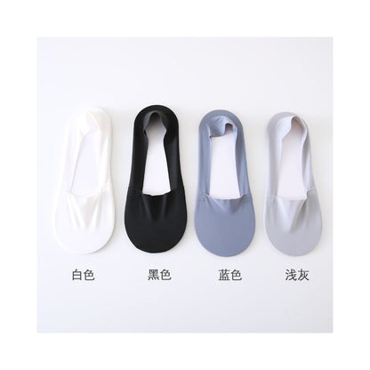 Summer internet celebrity ice silk boat socks for women shallow mouth invisible non shedding anti slip pure cotton bottom breathable odor proof antibacterial women s summer image 30