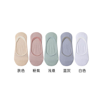 Socks children s socks spring autumn winter summer cotton invisible boat socks size women s shallow mouth silicone anti slip thin ins trendy image 18