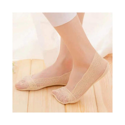 Ship Socks Women s Pure Cotton Lace Short Socks Silicone Anti slip and Anti slip Japanese Large Summer Thin Shallow Mouth Invisible Socks Children image 11