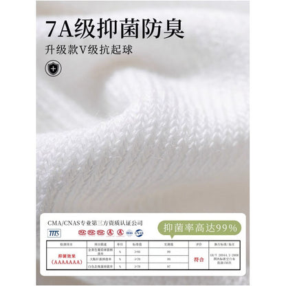 Cotton boat socks for men in summer with antibacterial odor proof and athlete s foot resistant features Lightweight breathable low cut invisible sports socks image 2