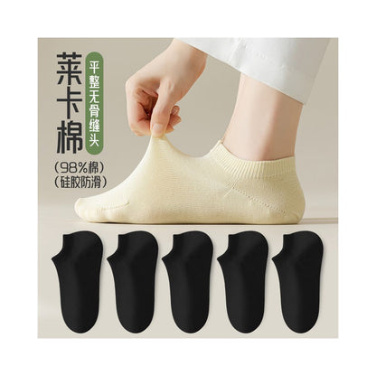 Socks children s socks shallow mouth invisible silicone anti slip and non falling heel boat socks women s pure cotton summer thin anti odor boneless socks image 62
