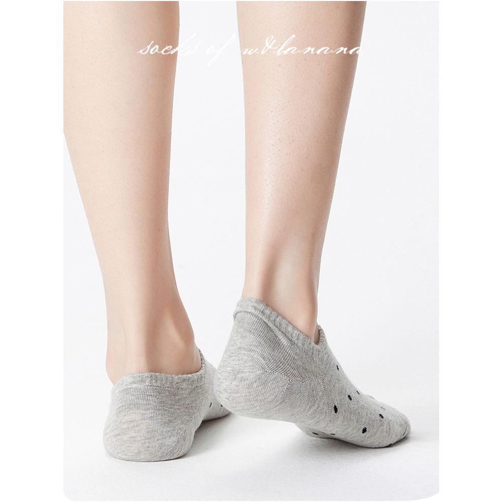 Boat Socks Women s Pure Cotton Summer Thin Anti slip White Non falling Heel Short Socks Invisible Socks Wave Point Anti stripping Shallow Mouth Ankle Socks image 4