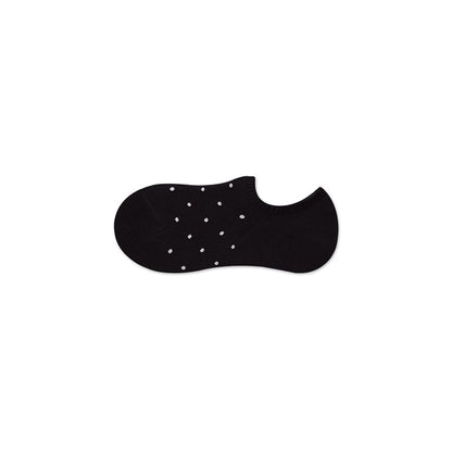 Boat Socks Women s Pure Cotton Summer Thin Anti slip White Non falling Heel Short Socks Invisible Socks Wave Point Anti stripping Shallow Mouth Ankle Socks