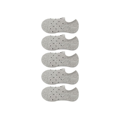Boat Socks Women s Pure Cotton Summer Thin Anti slip White Non falling Heel Short Socks Invisible Socks Wave Point Anti stripping Shallow Mouth Ankle Socks image 19