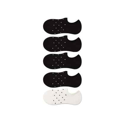 Boat Socks Women s Pure Cotton Summer Thin Anti slip White Non falling Heel Short Socks Invisible Socks Wave Point Anti stripping Shallow Mouth Ankle Socks image 29