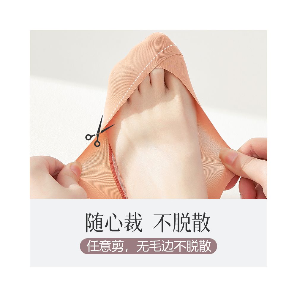 Ice silk cotton bottom boat socks for women anti slip and non falling heels summer thin design ultra shallow mouth low top single shoes high heels invisible socks image 50