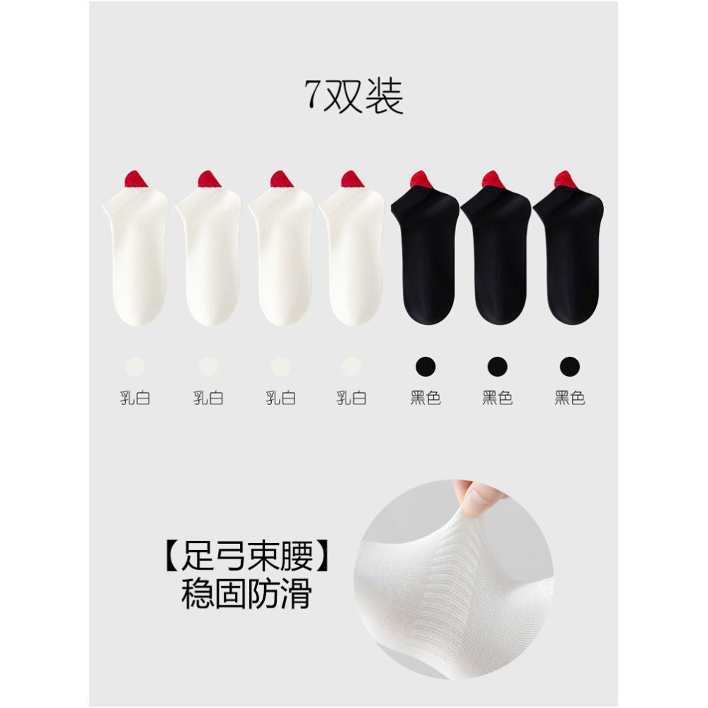 Socks for women boat socks summer mesh thin breathable anti slip no falling off heel shallow mouth boneless invisible socks sweat absorbing short socks for women image 27