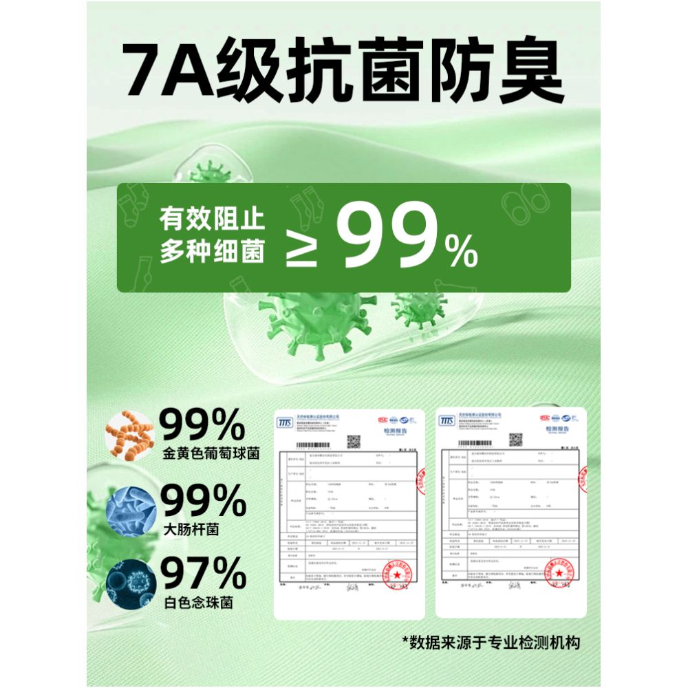 Socks Little Beast Men s Short Socks Men s Summer Thin Cotton Anti Odor 7a Antibacterial White Sports Towel Bottom Middle Socks image 2