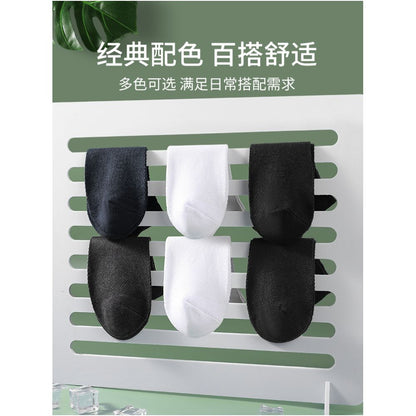Seven Wolves Men s Socks Summer Thin Mesh Ice Silk Socks Men s Anti Odor Short Socks Men s Summer Pure Cotton Boat Socks image 3