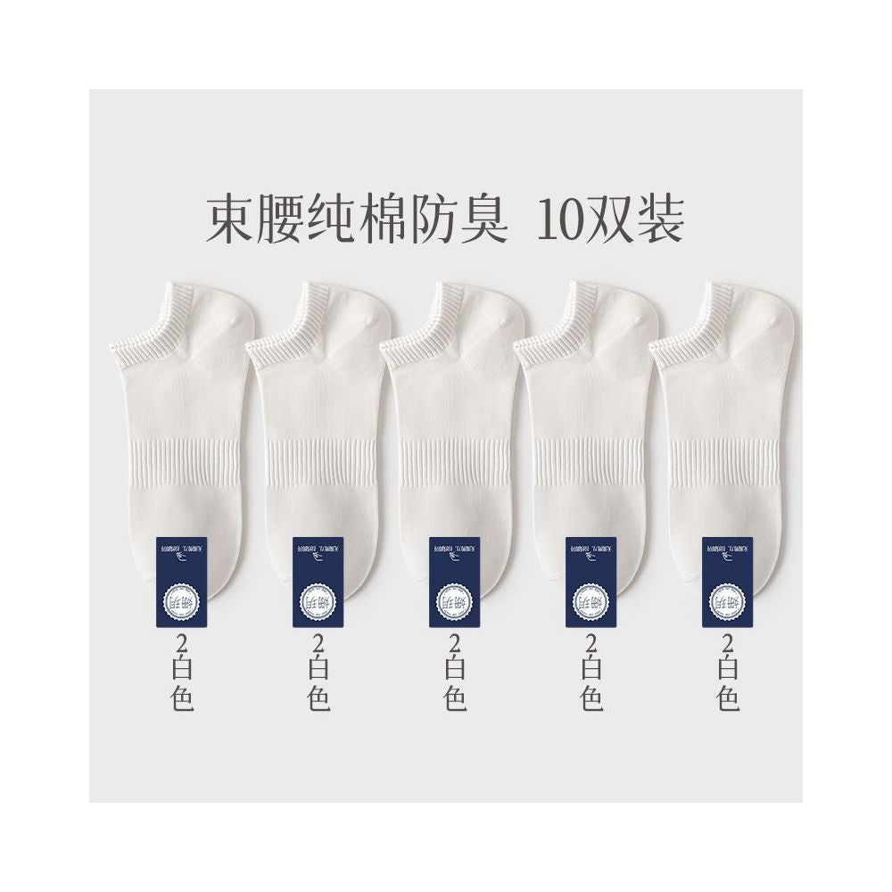 Men s pure cotton socks men s socks deodorizing filter sweat absorbent socks summer thin low cut flats invisible boat socks image 9