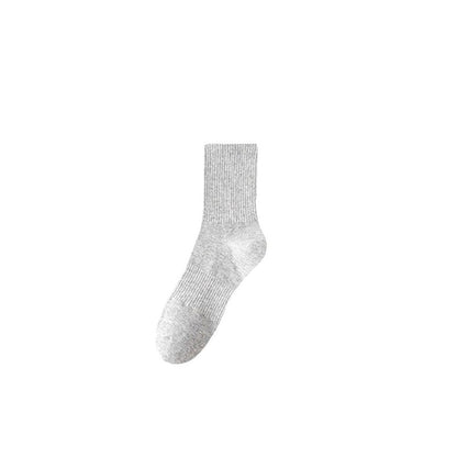 Men s anti odor sweat wicking cotton crew socks lightweight solid color mid calf socks for spring summer women s boat socks image 5