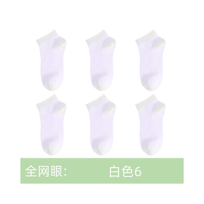 Langsha women s summer thin ankle socks pure cotton low cut invisible socks 2025 new summer black women s socks