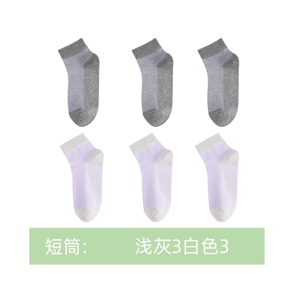 Langsha women s summer thin ankle socks pure cotton low cut invisible socks 2025 new summer black women s socks image 40