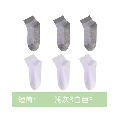 Langsha women s summer thin ankle socks pure cotton low cut invisible socks 2025 new summer black women s socks image 40