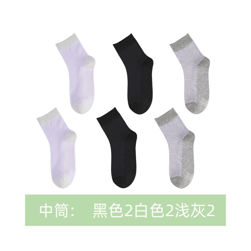 Langsha women s summer thin ankle socks pure cotton low cut invisible socks 2025 new summer black women s socks image 52