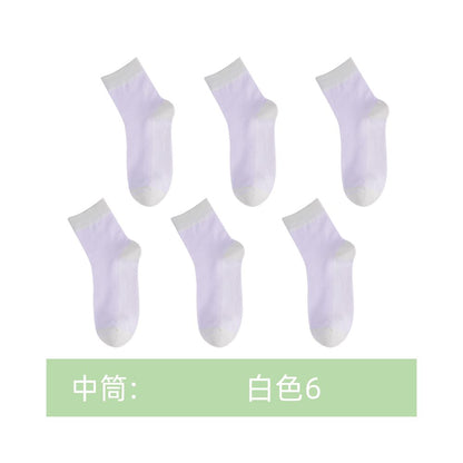 Langsha women s summer thin ankle socks pure cotton low cut invisible socks 2025 new summer black women s socks image 54