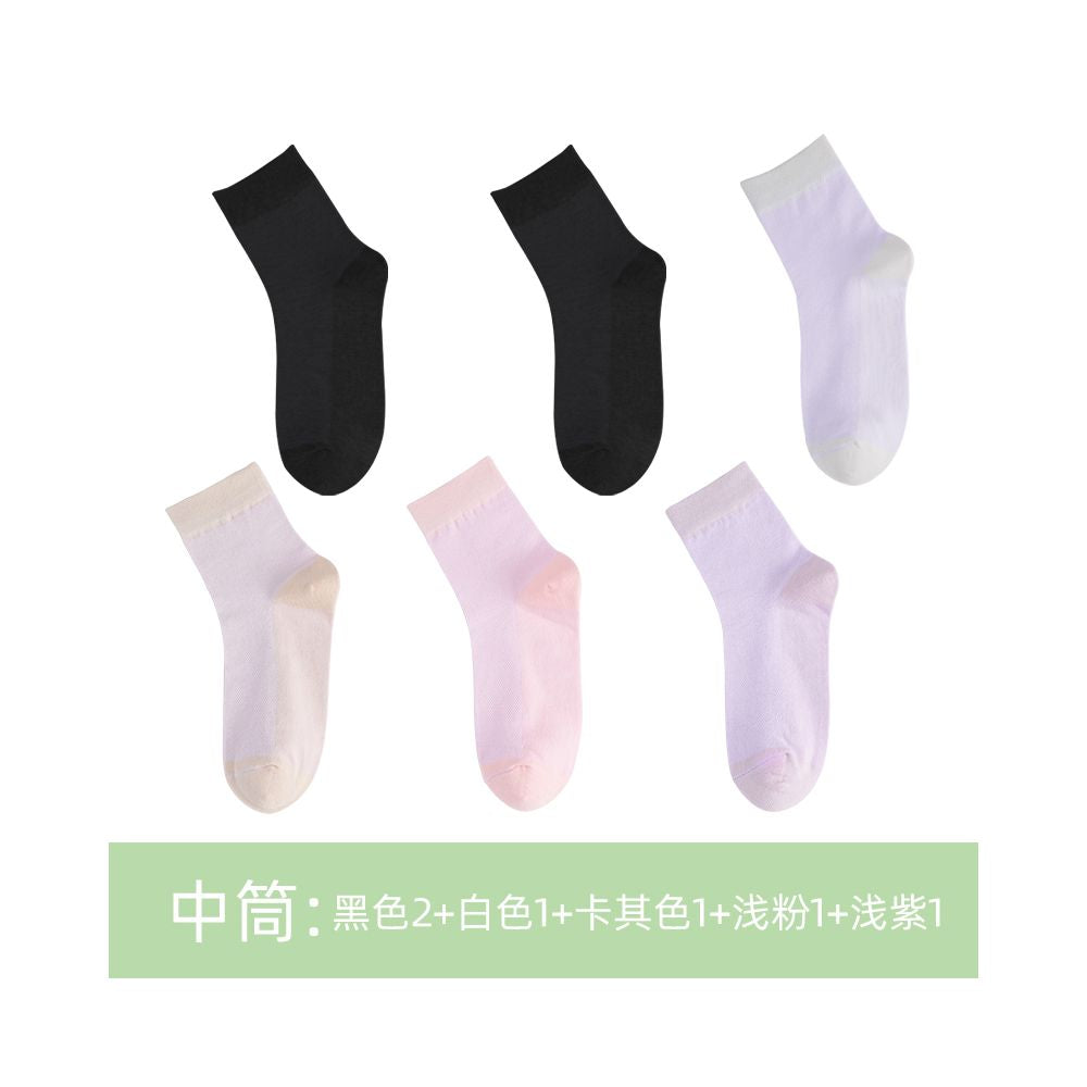 Langsha socks women s summer thin flats invisible boat socks 2025new arrivalpure cotton socks summerwhite women s socks image 58
